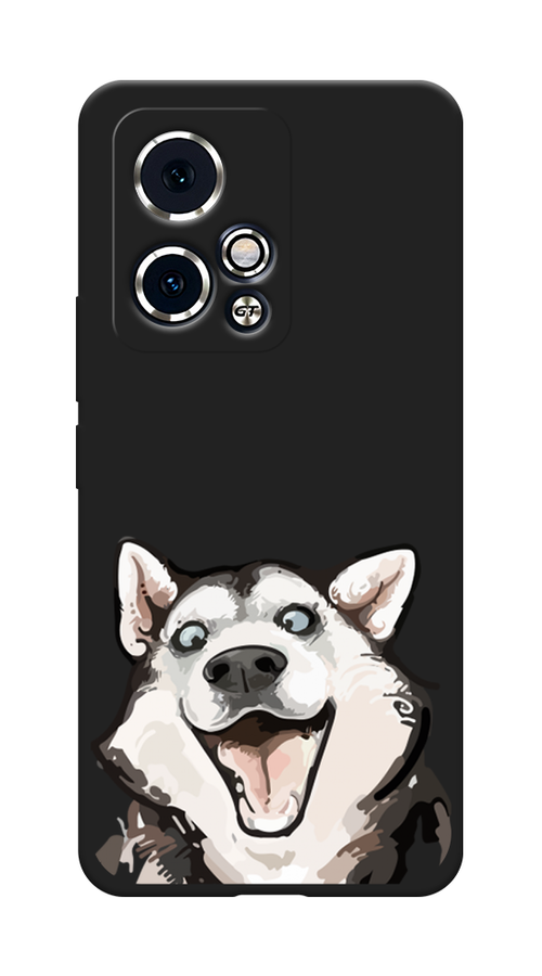 

Чехол Awog на Honor 90 GT "Радостный хаски", Белый;голубой;черный, 6123452-1
