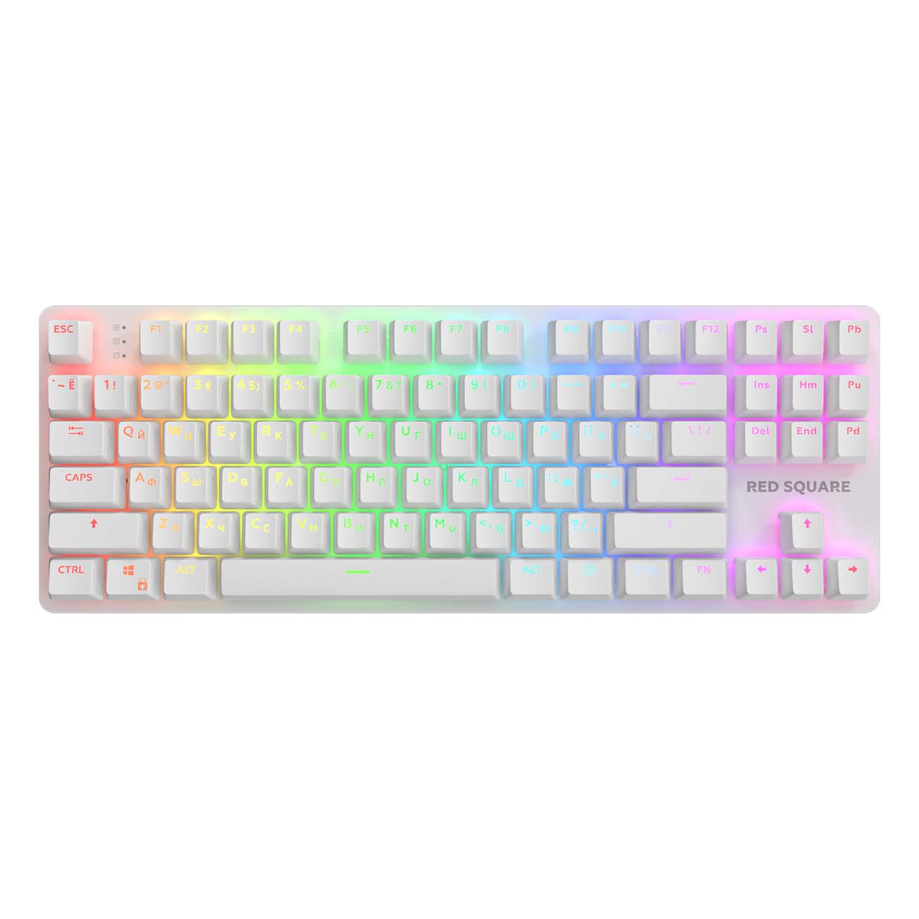 Купить Игровая клавиатура Red Square Keyrox TKL White (RSQ-20031) - цена:  8249 ₽, характеристики, описание, фото | Boxberry Маркет