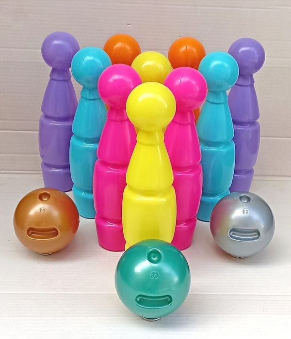 Игра уличная Poltoys Набор Боулинг PL313368