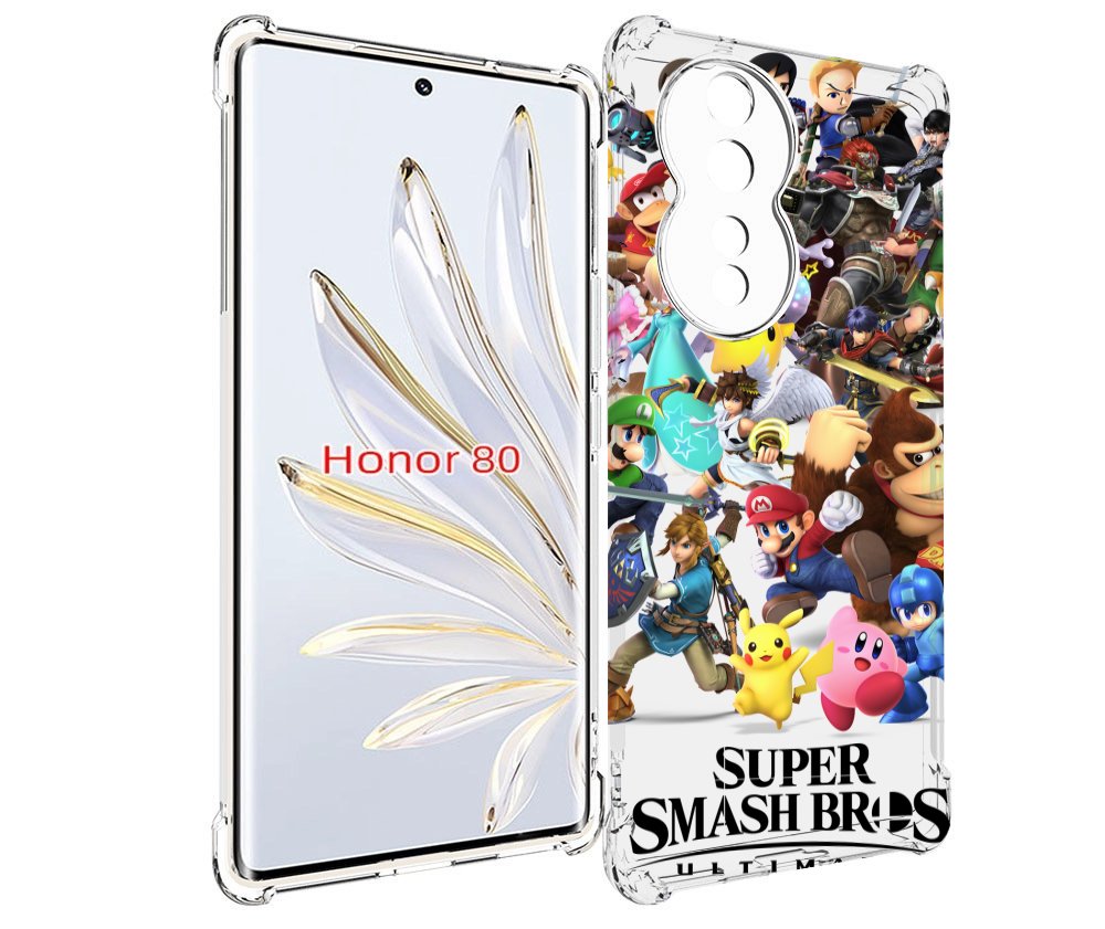 

Чехол MyPads Super Smash Bros для Honor 80, Прозрачный, Tocco