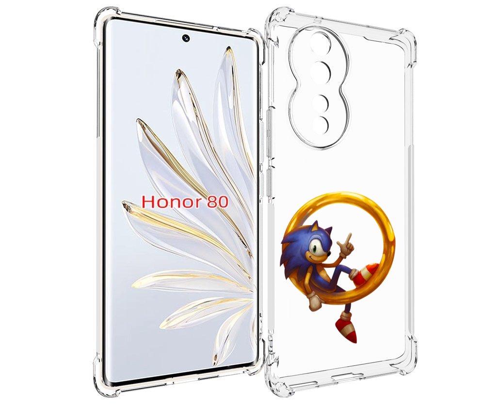 

Чехол MyPads Sonic-R для Honor 80, Прозрачный, Tocco