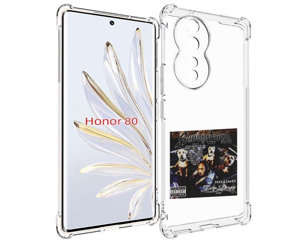 

Чехол MyPads Snoop Dogg NO LIMIT TOP DOGG для Honor 80, Прозрачный, Tocco
