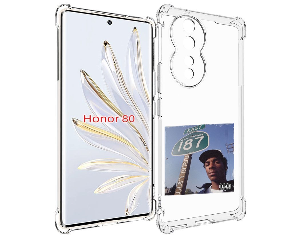 

Чехол MyPads Snoop Dogg NEVA LEFT для Honor 80, Прозрачный, Tocco