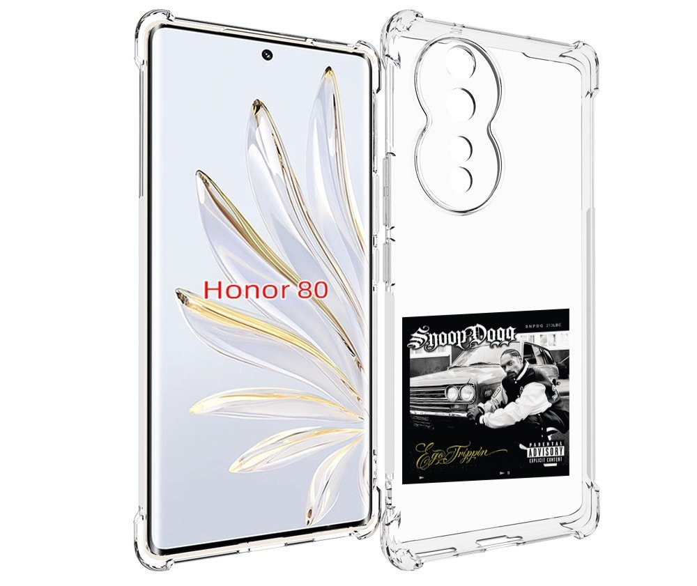 

Чехол MyPads Snoop Dogg EGO TRIPPIN’ для Honor 80, Прозрачный, Tocco