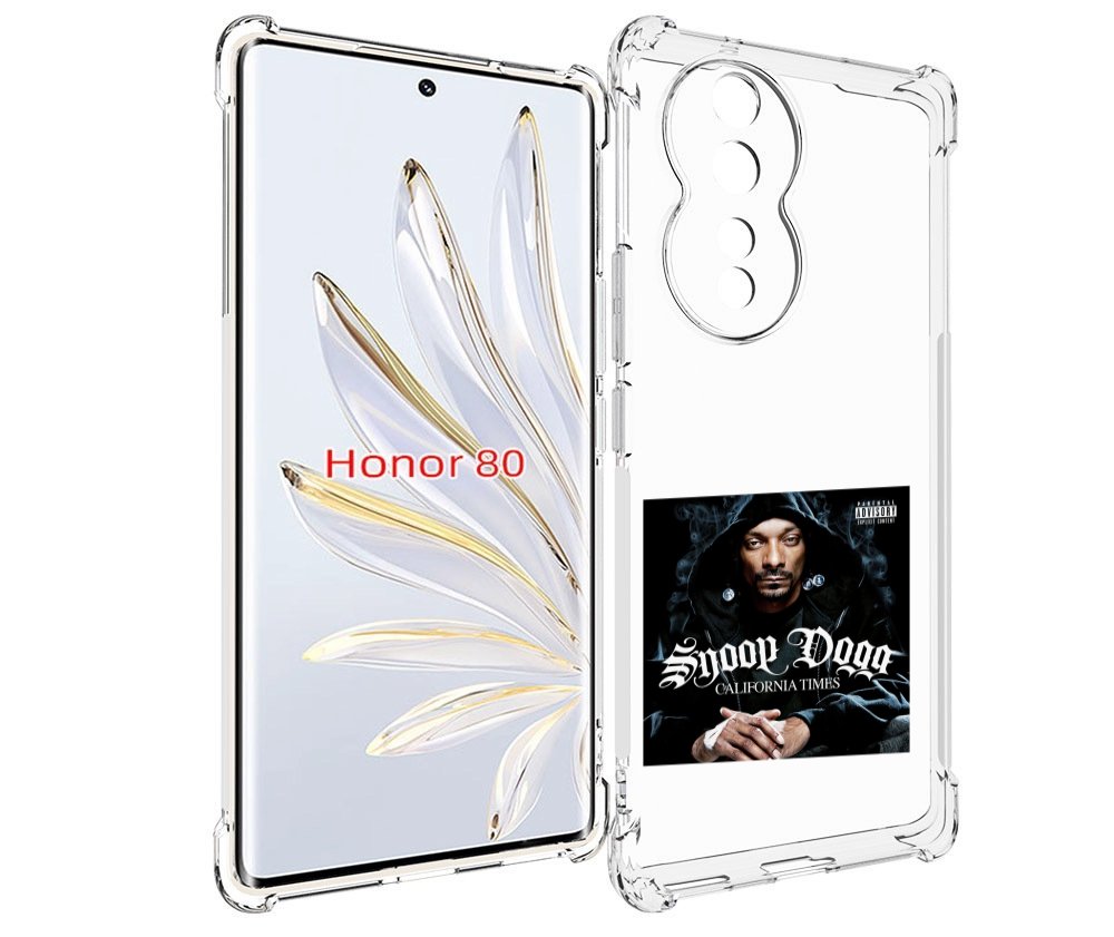 

Чехол MyPads Snoop Dogg CALIFORNIA TIMES для Honor 80, Прозрачный, Tocco