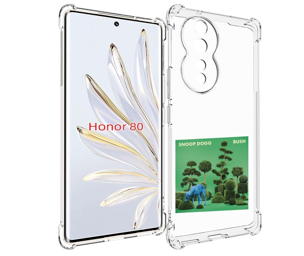 

Чехол MyPads Snoop Dogg BUSH для Honor 80, Прозрачный, Tocco