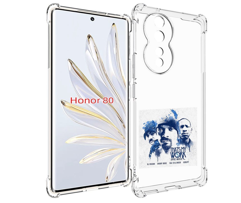

Чехол MyPads Snoop Dogg THAT’S MY WORK VOL для Honor 80, Прозрачный, Tocco