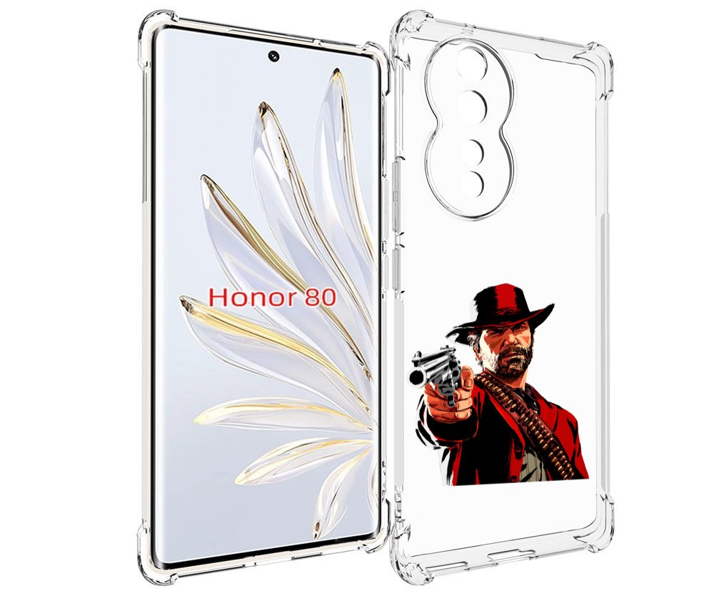 

Чехол MyPads Red-Dead-Redemption-2-РДР-2 для Honor 80, Прозрачный, Tocco