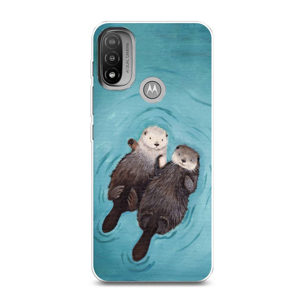 

Чехол Awog на Lenovo K14 Plus/Motorola Moto E20/E30/E40 "Парочка бобров", Разноцветный, 243450-10