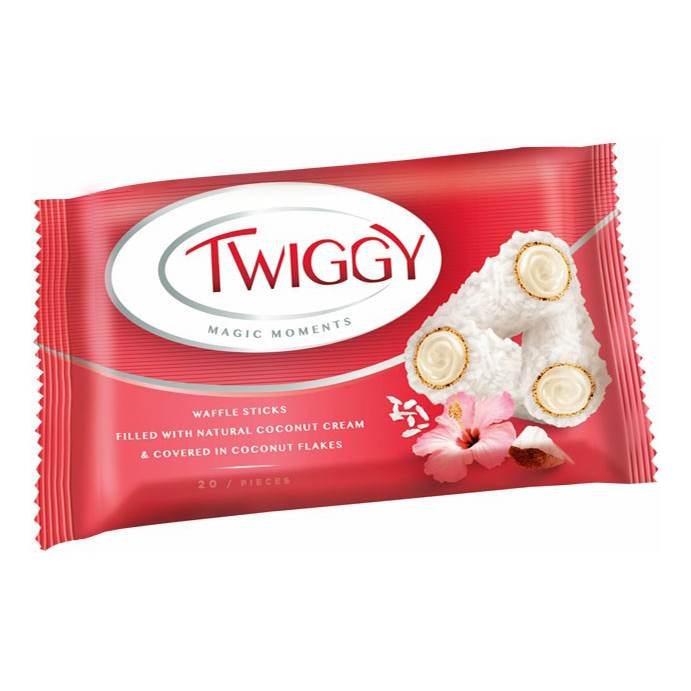

Конфеты KDV Twiggy с кокосом 185 г