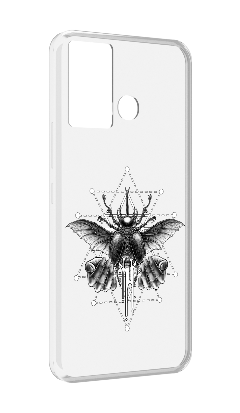 

Чехол MyPads скарабей для Infinix Hot 12 Play, Прозрачный, Tocco