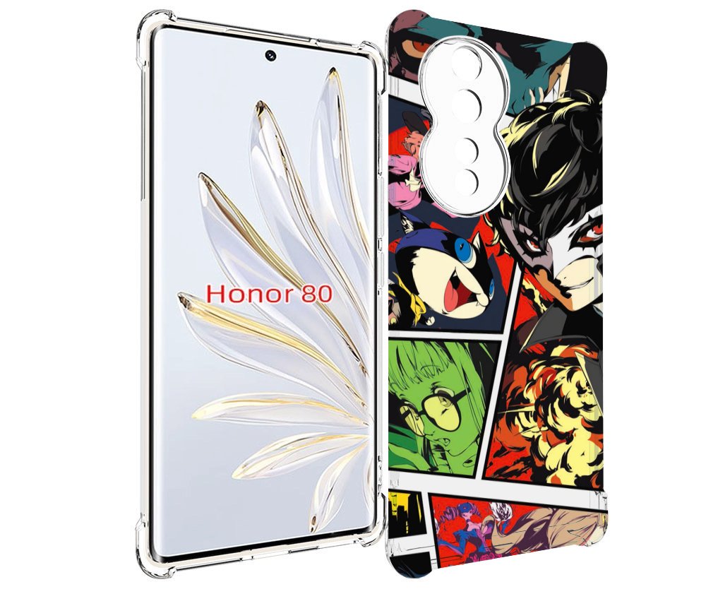 

Чехол MyPads Persona 5 art для Honor 80, Прозрачный, Tocco
