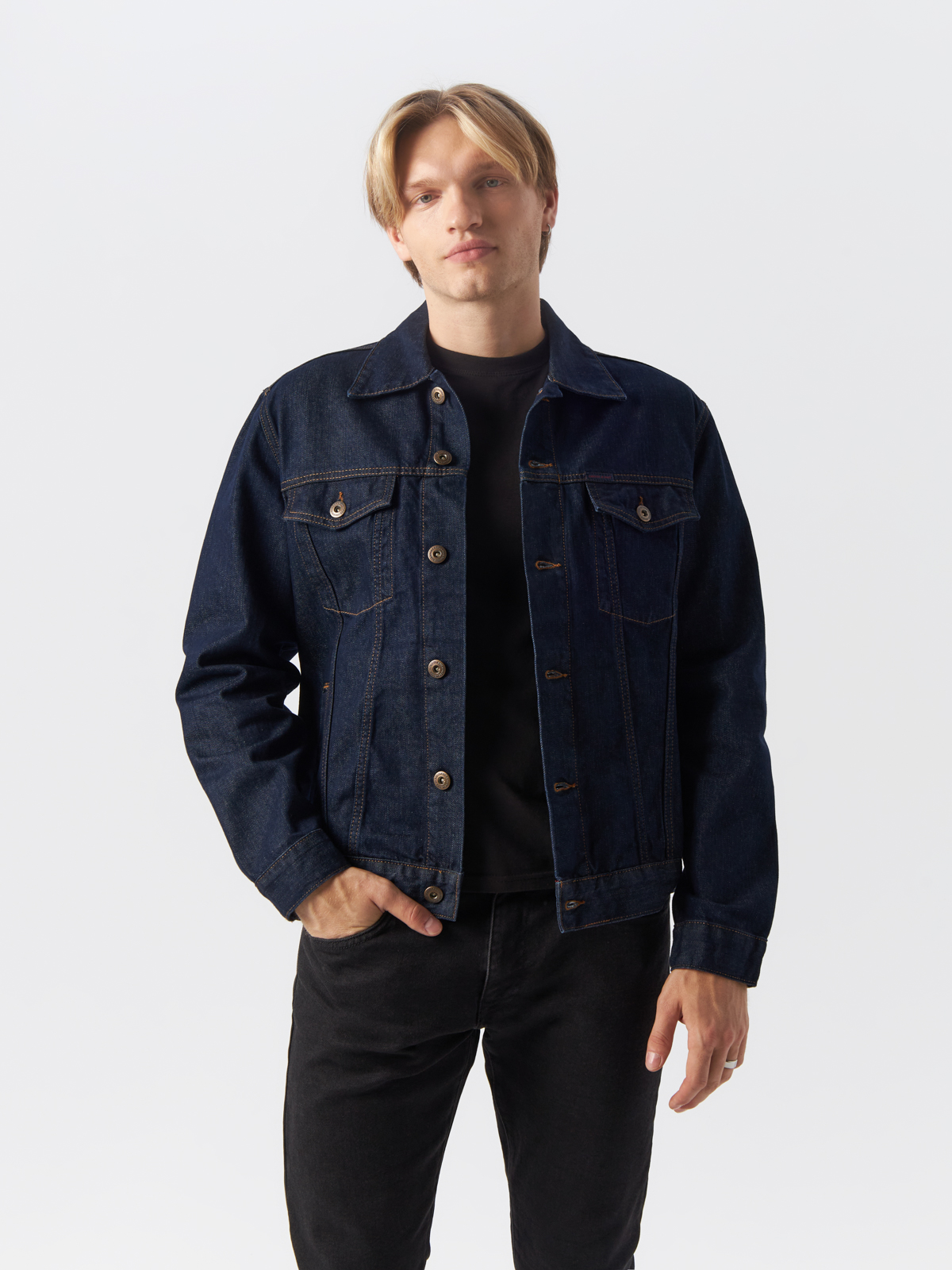Куртка мужская Cross Jeans A 315-069 синяя XL