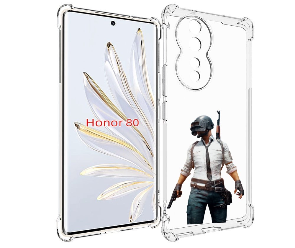 

Чехол MyPads PUBG-2 для Honor 80, Прозрачный, Tocco