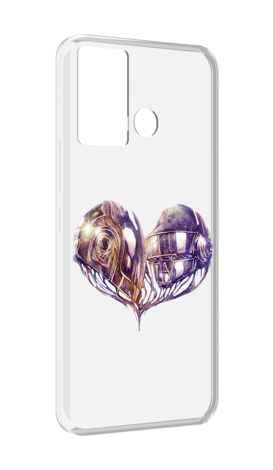 

Чехол MyPads сердце абстракция для Infinix Hot 12 Play, Прозрачный, Tocco