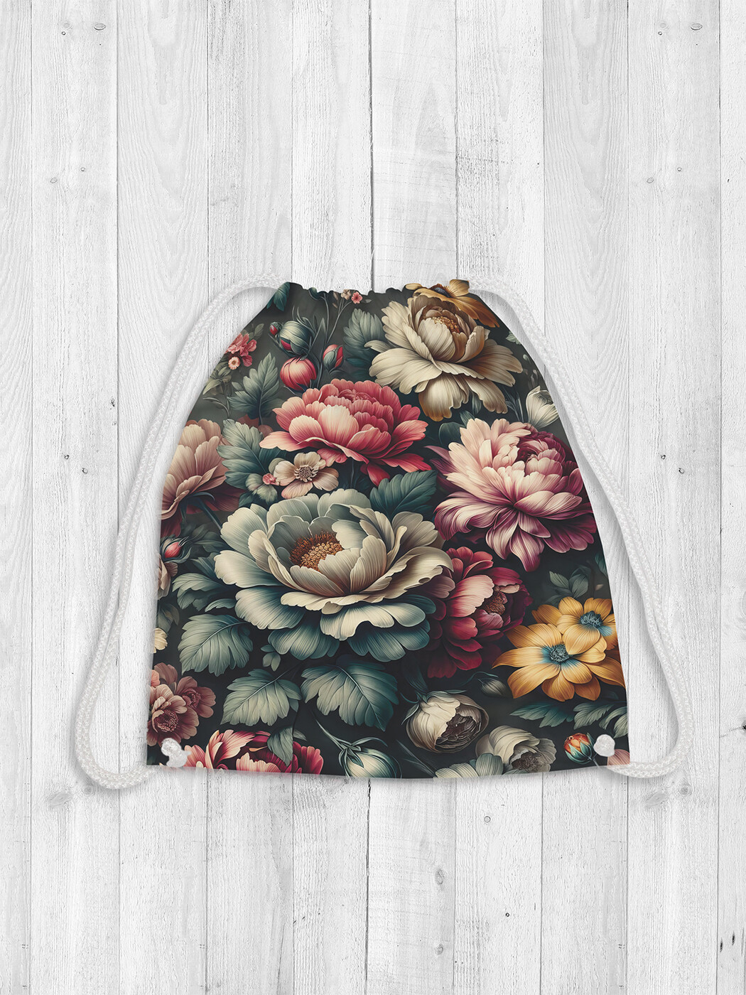Сумка мешок для обуви JoyArty Винтажные пионы 38x40 bpa sd1776 539₽