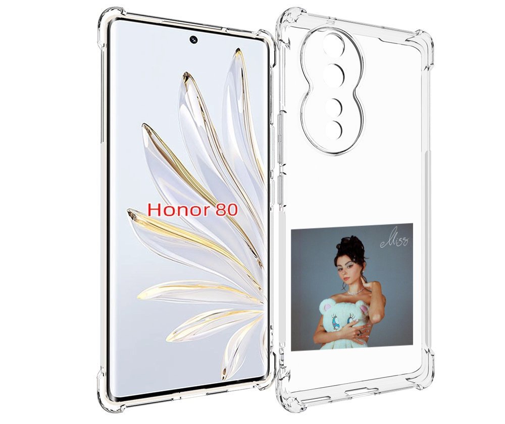 

Чехол MyPads Miss Дора для Honor 80, Прозрачный, Tocco