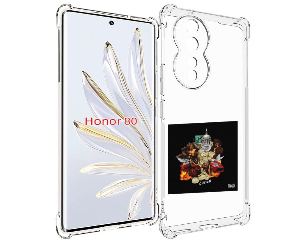 

Чехол MyPads Migos - Culture для Honor 80, Прозрачный, Tocco