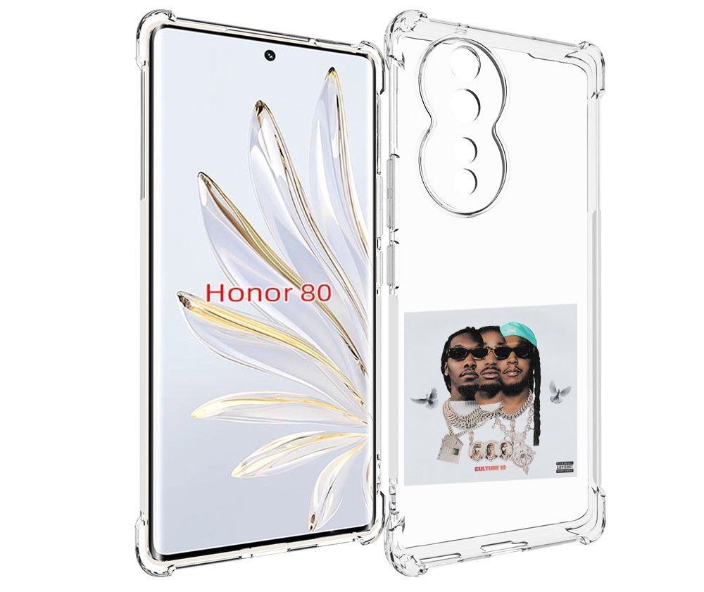 

Чехол MyPads Migos - Culture III для Honor 80, Прозрачный, Tocco