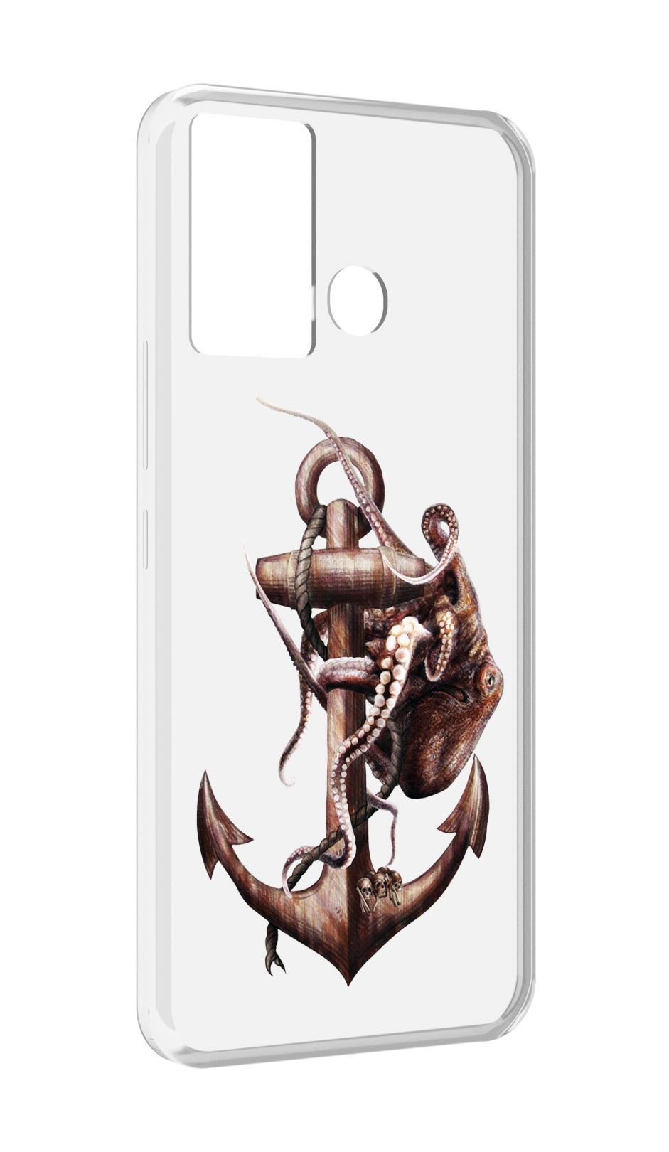 

Чехол MyPads ржавый якорь для Infinix Hot 12 Play, Прозрачный, Tocco