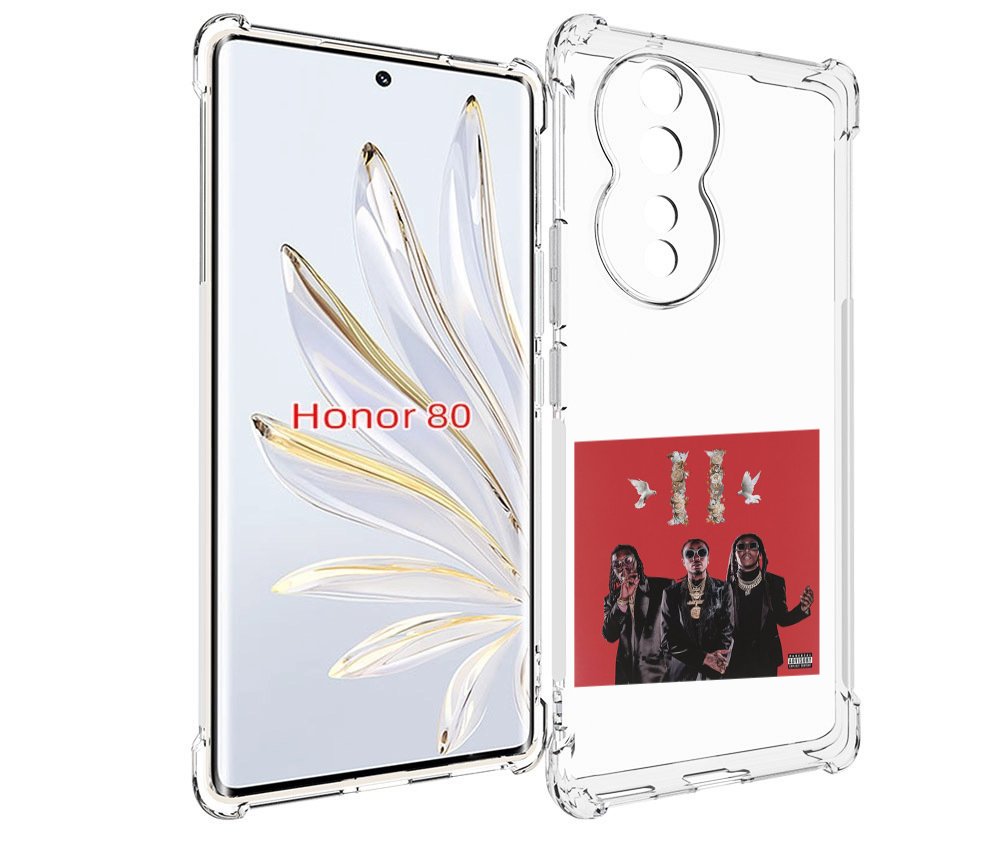 

Чехол MyPads Migos - Culture II для Honor 80, Прозрачный, Tocco