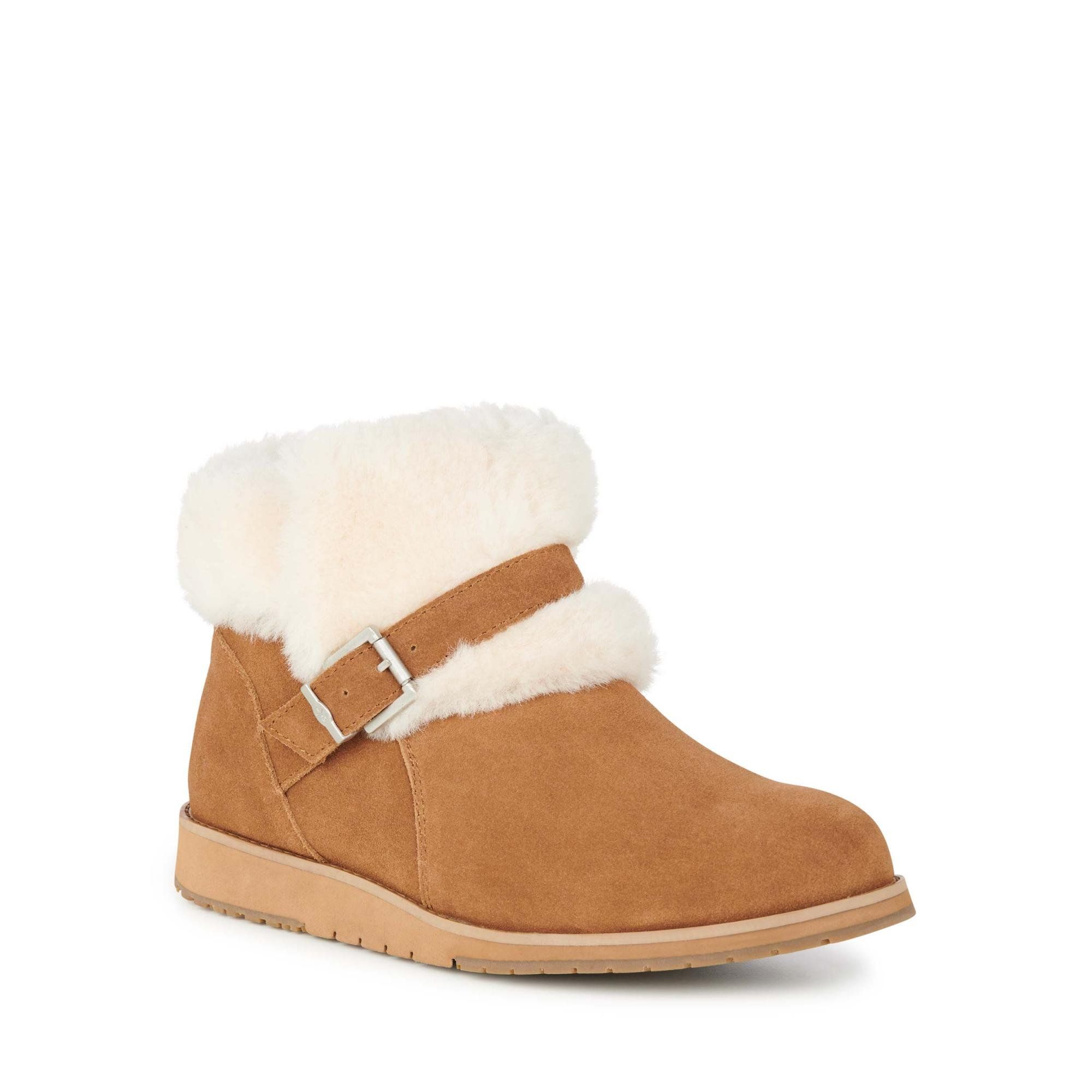 

Полусапоги женские Emu Australia Oxley Fur Cuff W11698 коричневые 37 EU, Коричневый, Oxley Fur Cuff W11698