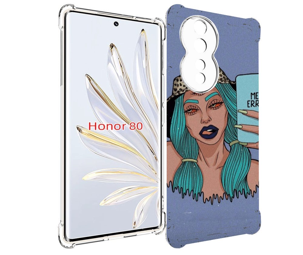 

Чехол MyPads ME Erra женский для Honor 80, Прозрачный, Tocco