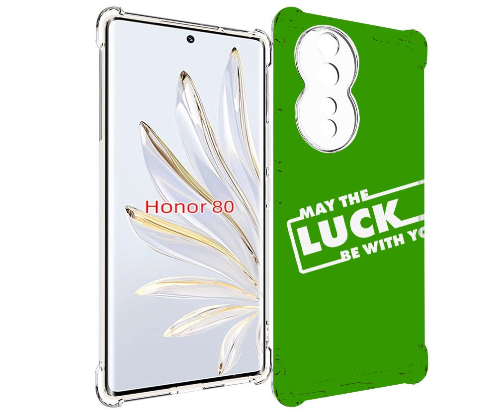 

Чехол MyPads Luck green для Honor 80, Прозрачный, Tocco