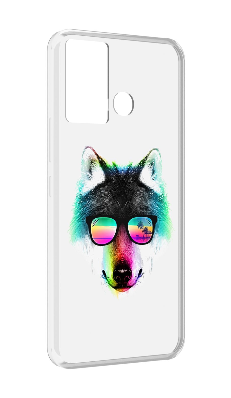 

Чехол MyPads радужный волк для Infinix Hot 12 Play, Прозрачный, Tocco