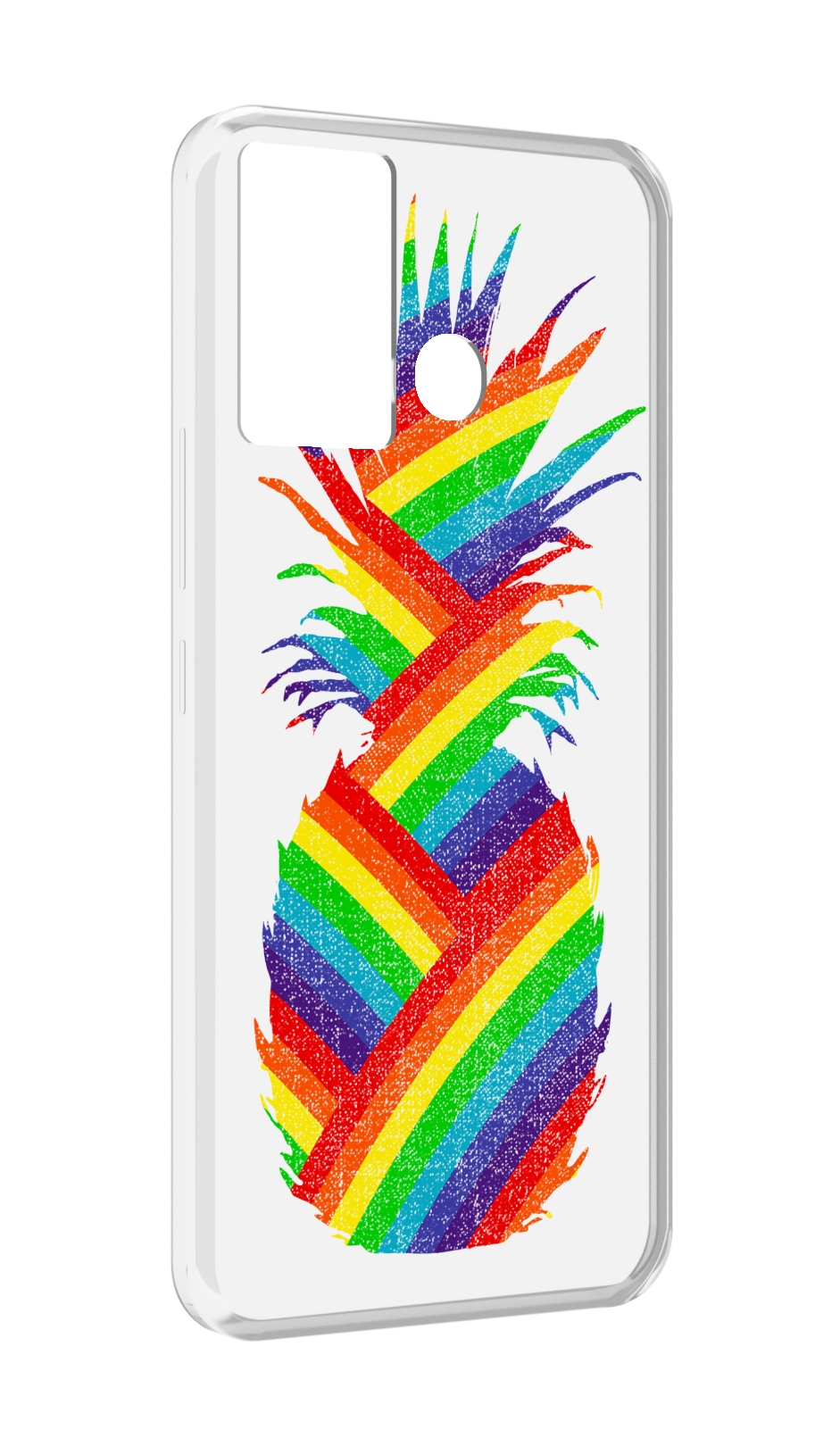 

Чехол MyPads радужный ананас для Infinix Hot 12 Play, Прозрачный, Tocco