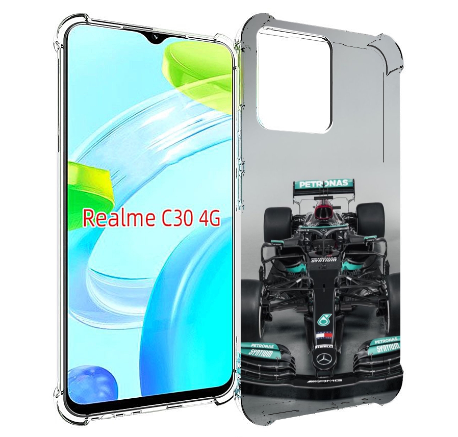 

Чехол MyPads формула 1 мерседес для Realme C30 4G / Narzo 50i Prime, Прозрачный, Tocco
