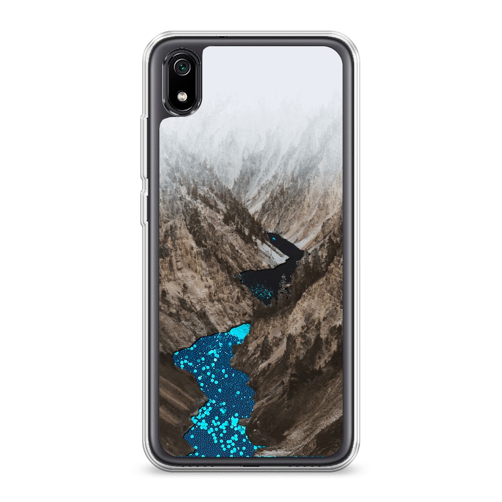 

Чехол Awog на Xiaomi Redmi 7A "Горная река", Разноцветный, 35493-1