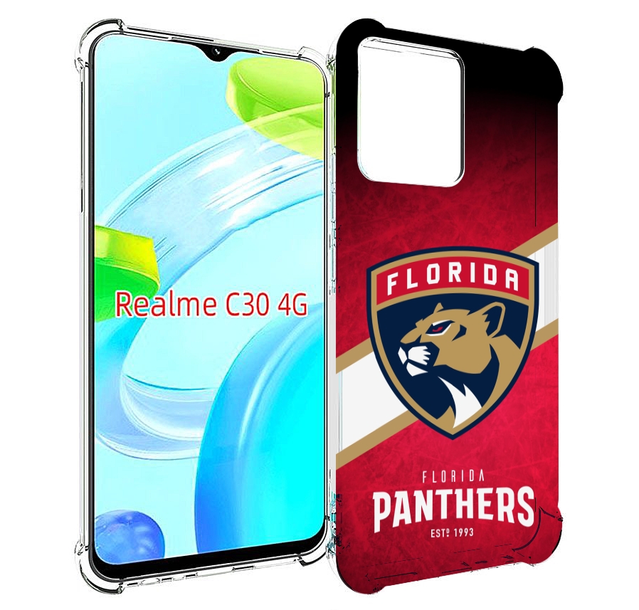

Чехол MyPads флорида пантерс для Realme C30 4G / Narzo 50i Prime, Прозрачный, Tocco
