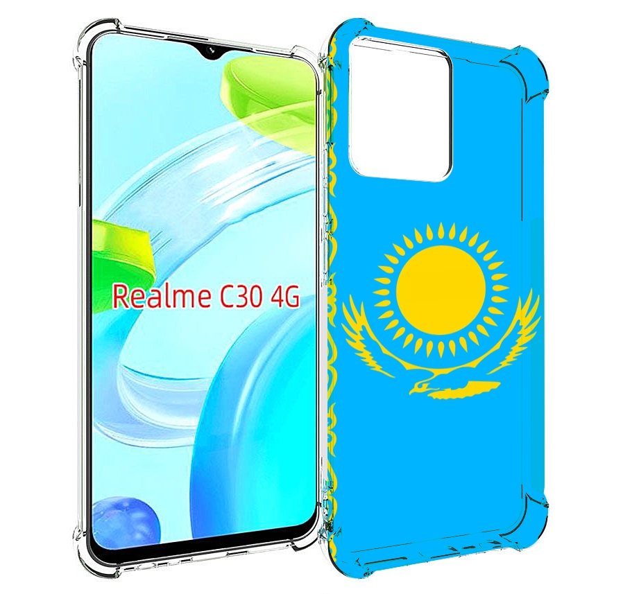 

Чехол MyPads флаг Казахстана-1 для Realme C30 4G / Narzo 50i Prime, Прозрачный, Tocco