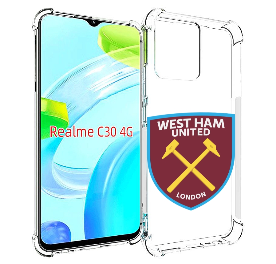 

Чехол MyPads фк-вест-хем-2 для Realme C30 4G / Narzo 50i Prime, Прозрачный, Tocco