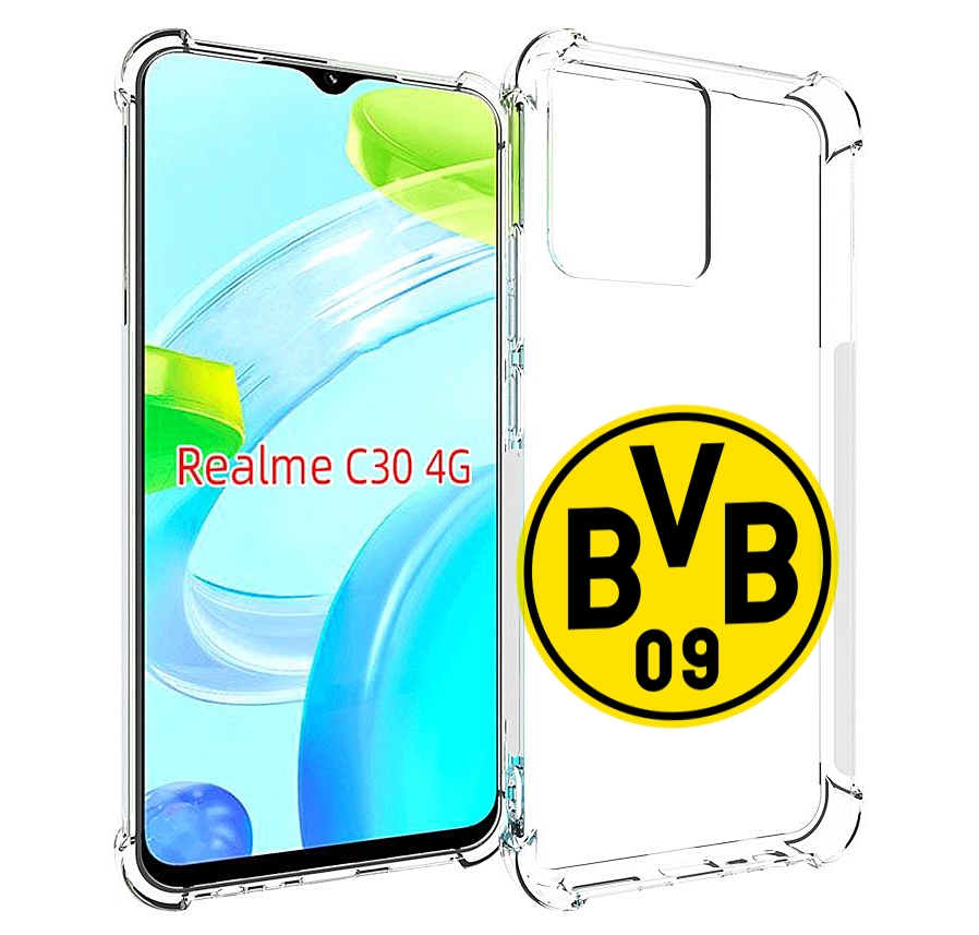 

Чехол MyPads фк-боруссия для Realme C30 4G / Narzo 50i Prime, Прозрачный, Tocco