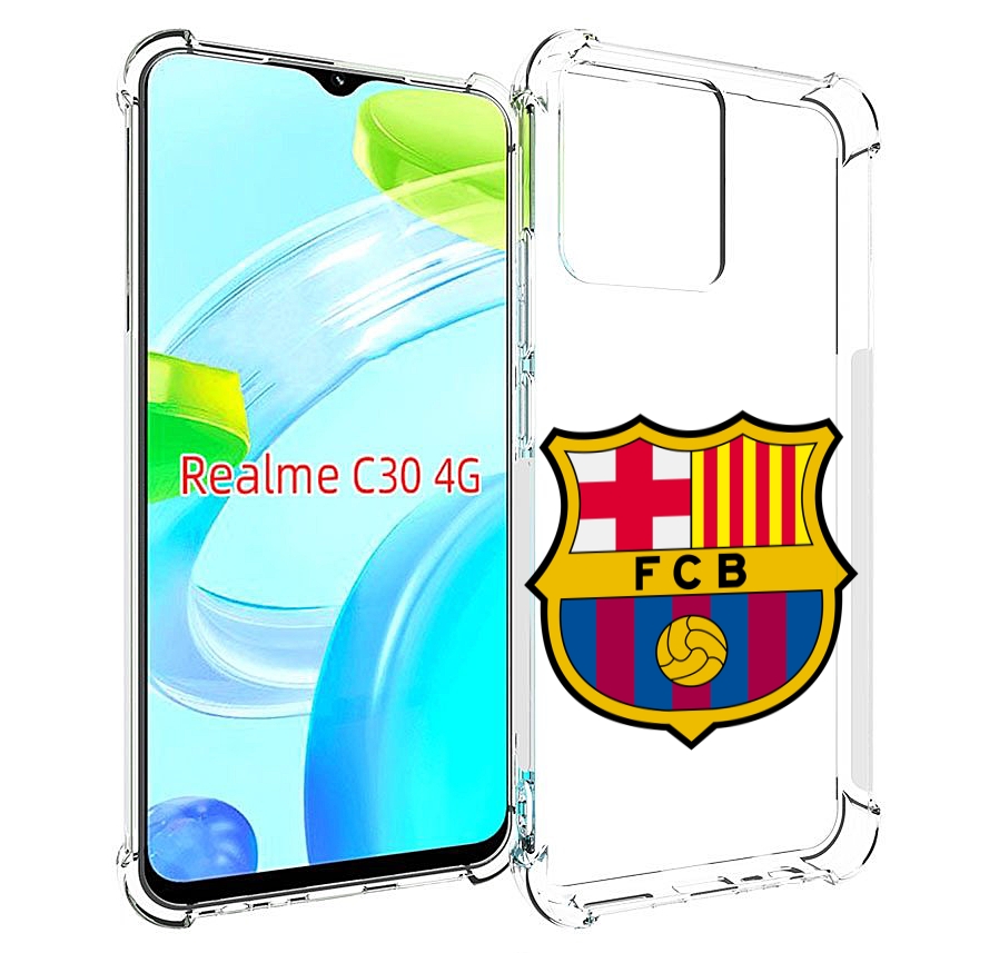 

Чехол MyPads фк-барселона-2 для Realme C30 4G / Narzo 50i Prime, Прозрачный, Tocco