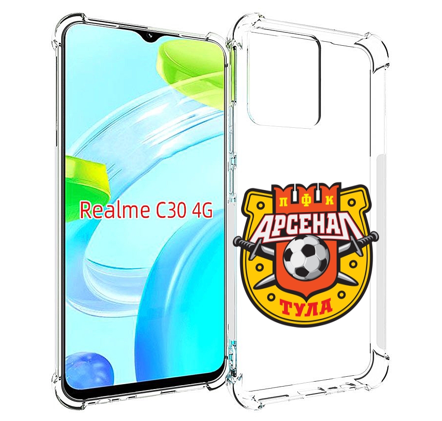 

Чехол MyPads фк-арсенал-тула-2 для Realme C30 4G / Narzo 50i Prime, Прозрачный, Tocco
