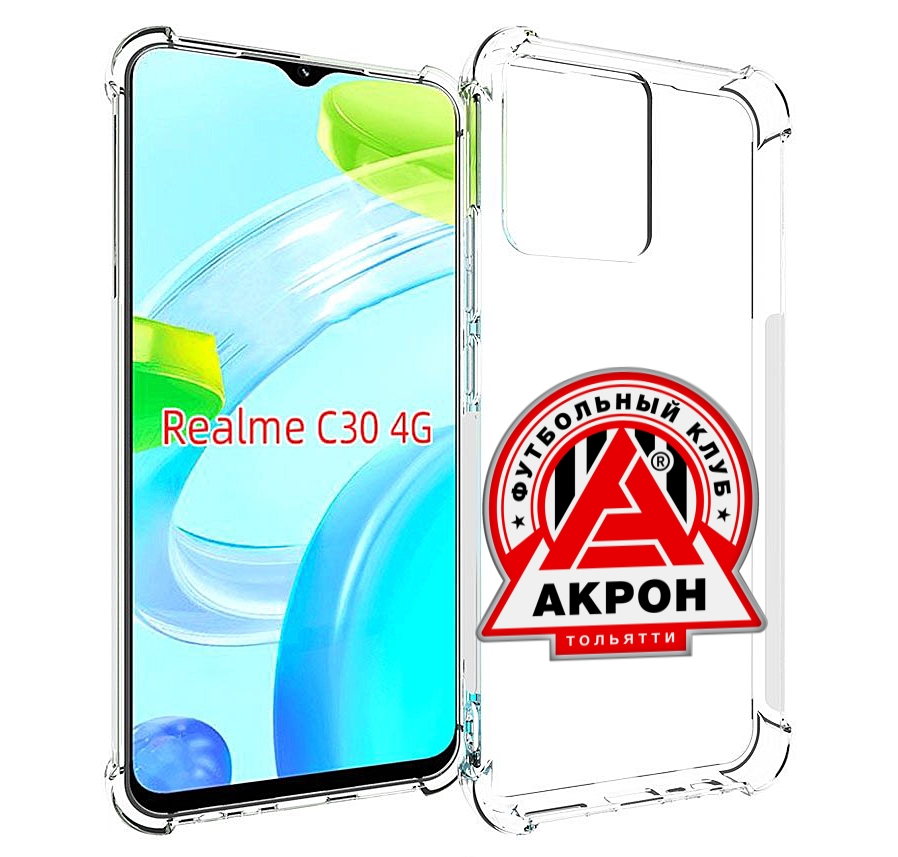 

Чехол MyPads фк-акрон-2 для Realme C30 4G / Narzo 50i Prime, Прозрачный, Tocco