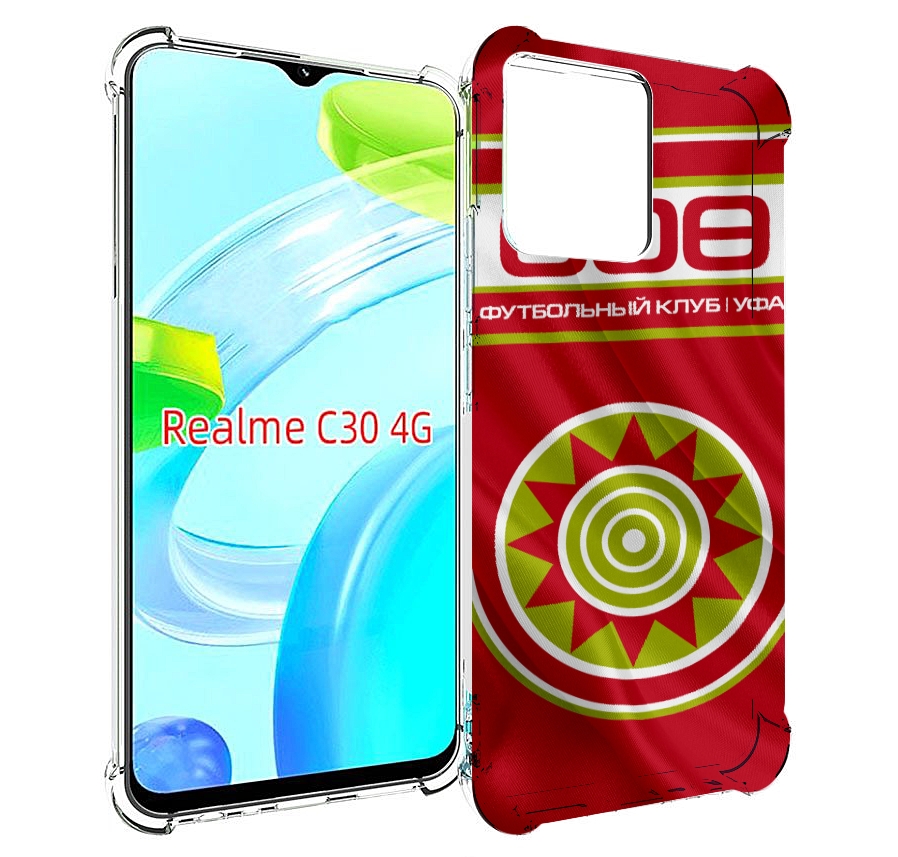 

Чехол MyPads фк уфа для Realme C30 4G / Narzo 50i Prime, Прозрачный, Tocco