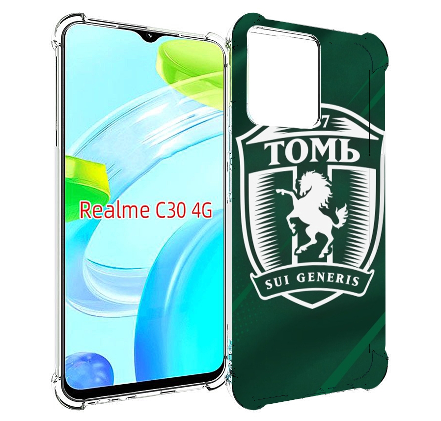 

Чехол MyPads фк томь томск для Realme C30 4G / Narzo 50i Prime, Прозрачный, Tocco