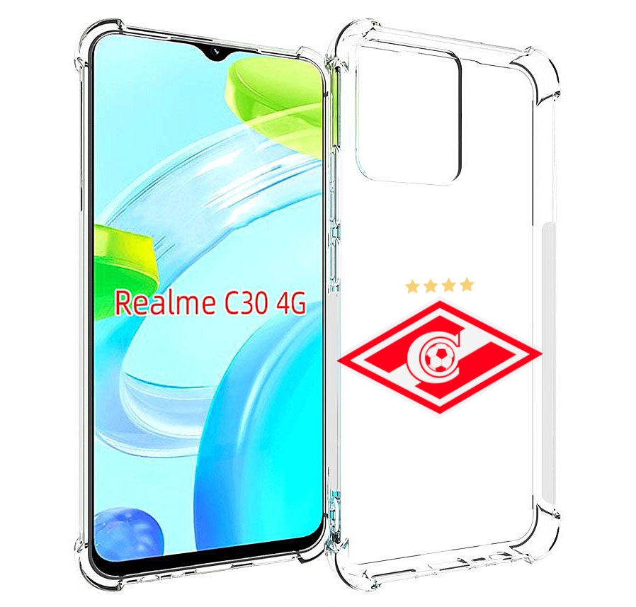 

Чехол MyPads фк спартак 1 для Realme C30 4G / Narzo 50i Prime, Прозрачный, Tocco