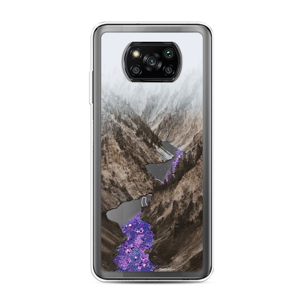 

Чехол Awog на Poco X3/X3 Pro "Горная река", Разноцветный, 310692-1