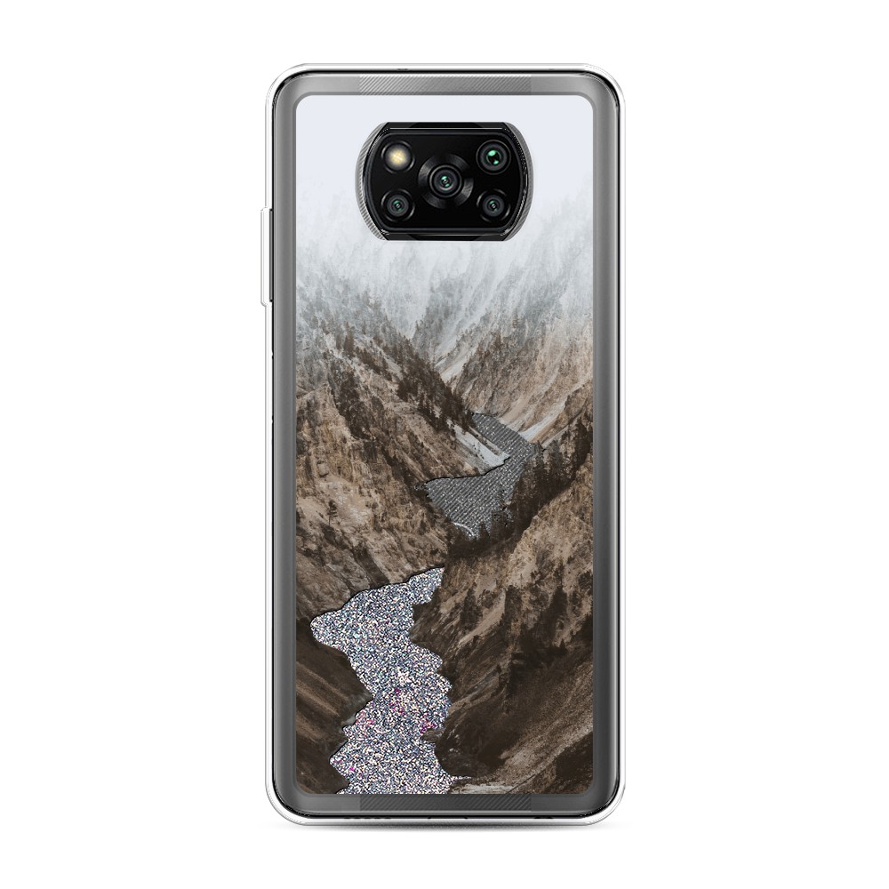 

Чехол Awog на Poco X3/X3 Pro "Горная река", Разноцветный, 310691-1