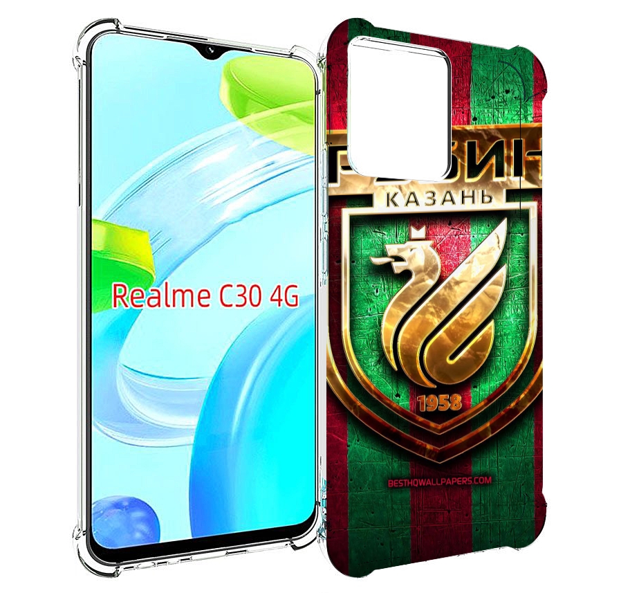 

Чехол MyPads фк рубин казань для Realme C30 4G / Narzo 50i Prime, Прозрачный, Tocco