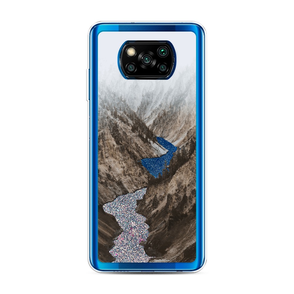 

Чехол Awog на Poco X3/X3 Pro "Горная река", Разноцветный, 39291-1