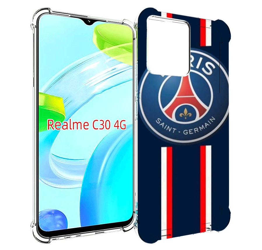 

Чехол MyPads фк псж для Realme C30 4G / Narzo 50i Prime, Прозрачный, Tocco