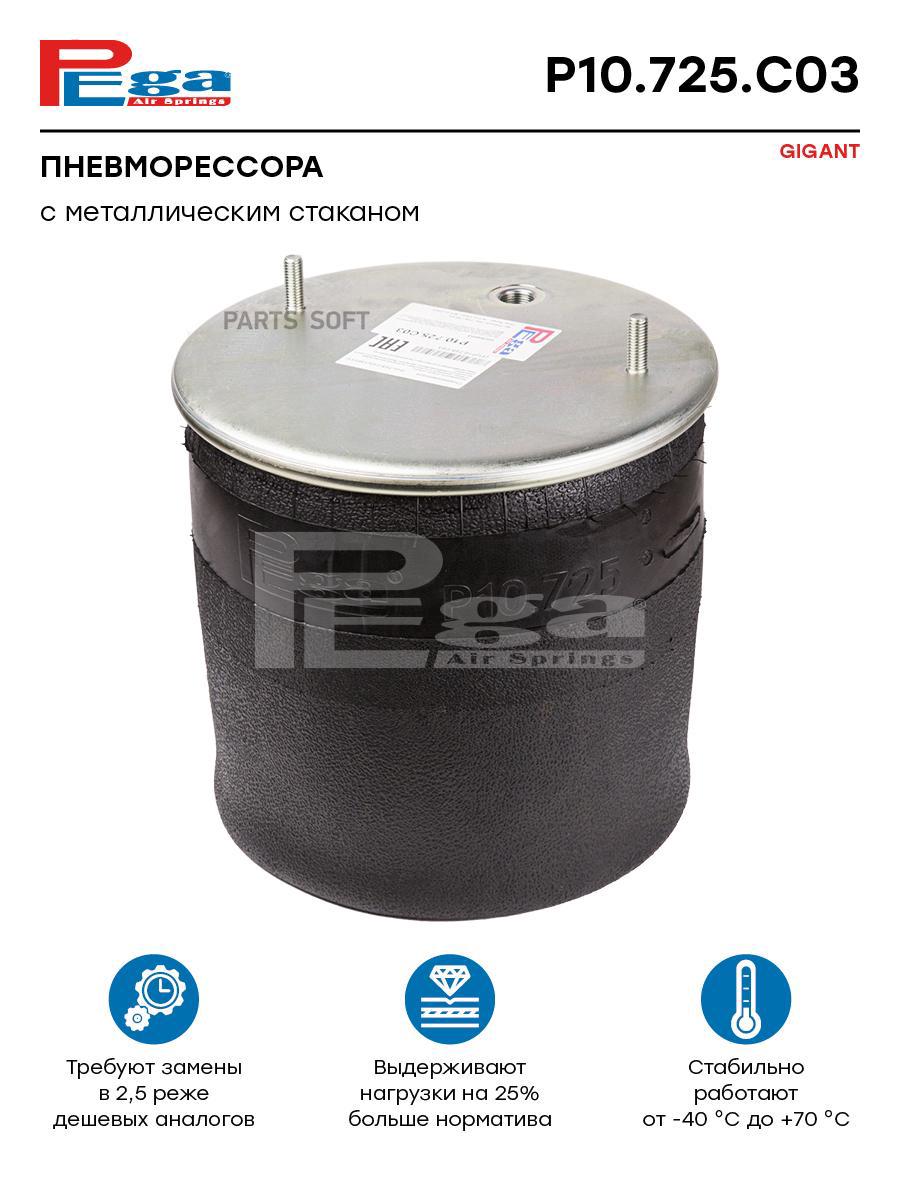 

PEGA Пневморессора HCV P10725C03, P10725C03