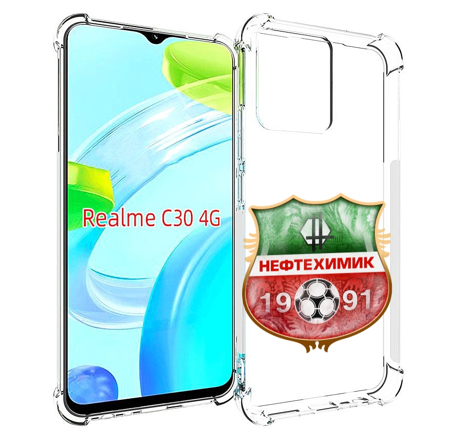

Чехол MyPads фк нефтехимик нижнекамск для Realme C30 4G / Narzo 50i Prime, Прозрачный, Tocco