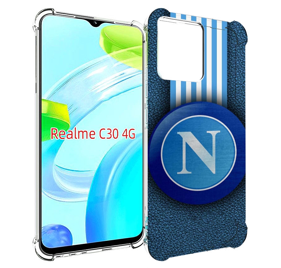 

Чехол MyPads фк наполи мужской для Realme C30 4G / Narzo 50i Prime, Прозрачный, Tocco